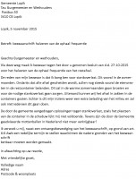 Bezwaar i.v.m. Stankoverlast